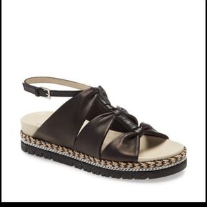 Amalfi by Rangoni Brent Sandal 3 bows line the top going down